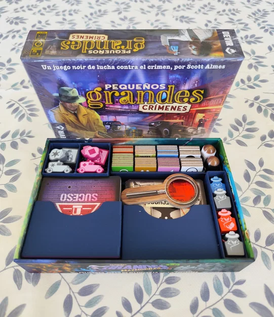 Bộ khay đựng (Insert) cho game Tiny Epic Crimes - Image 11