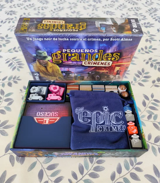 Bộ khay đựng (Insert) cho game Tiny Epic Crimes - Image 12