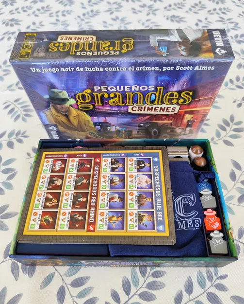 Bộ khay đựng (Insert) cho game Tiny Epic Crimes - Image 13