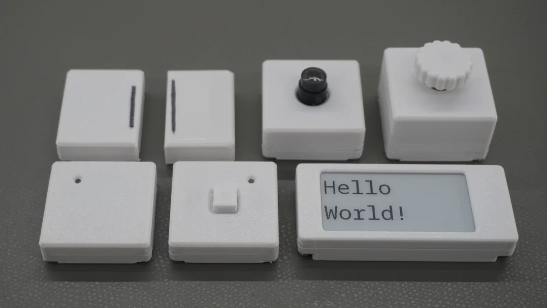Bộ vỏ in 3D cho nút bấm và cảm biến thông minh DIY - Image 1