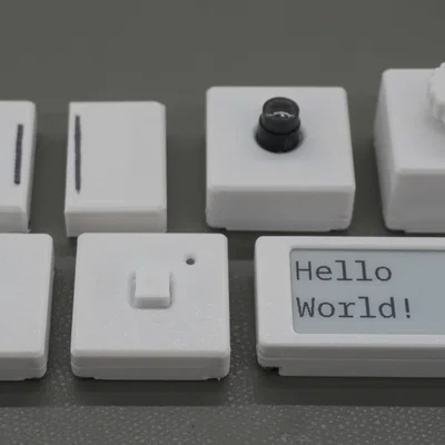 Bộ vỏ in 3D cho nút bấm và cảm biến thông minh DIY