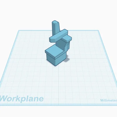 Low‑Poly Workshop CMM – Mô hình trưng bày bàn làm việc