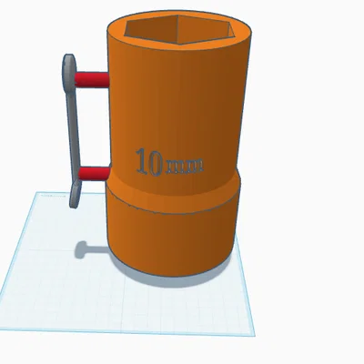 Cốc đựng lon nước Monster thiết kế hình đầu tuýp 10mm độc lạ