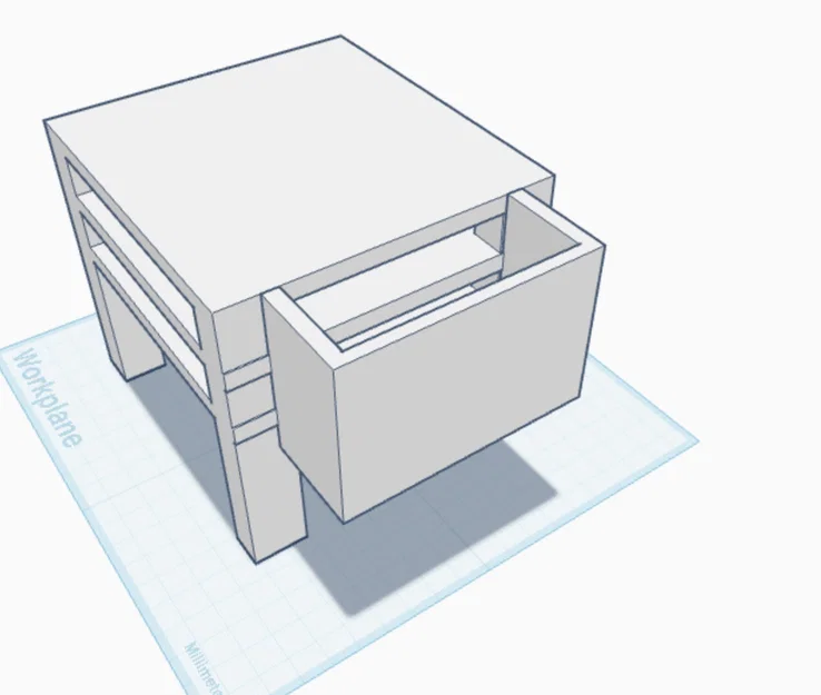 Bàn kê tay thông minh tích hợp kệ lưu trữ và ngăn chứa đồ 3D - Image 2