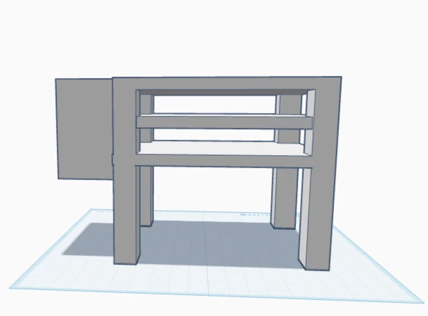 Bàn kê tay thông minh tích hợp kệ lưu trữ và ngăn chứa đồ 3D - Image 3