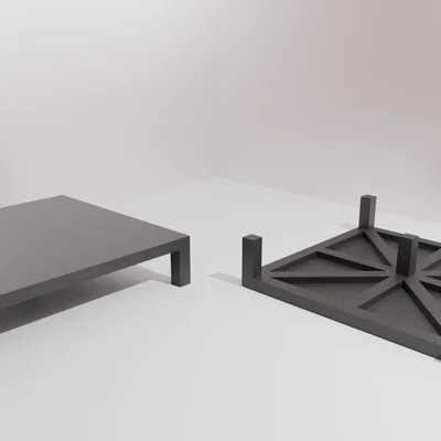 Bàn mini hoặc giá đỡ 100mm đa năng - Thiết kế in 3D nhanh chóng