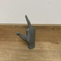 Mô hình điêu khắc bàn tay độc đáo - Middle finger decor - Thumbnail 2