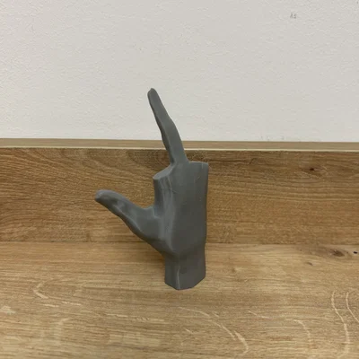 Mô hình điêu khắc bàn tay độc đáo - Middle finger decor