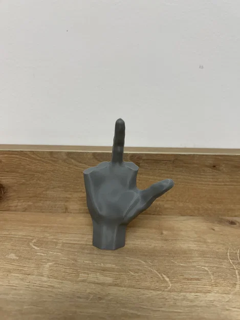 Mô hình điêu khắc bàn tay độc đáo - Middle finger decor - Image 3