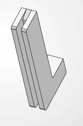 Bạc trượt 3D cho nắp chắn bụi máy công nghiệp Keyarrow - Image 2