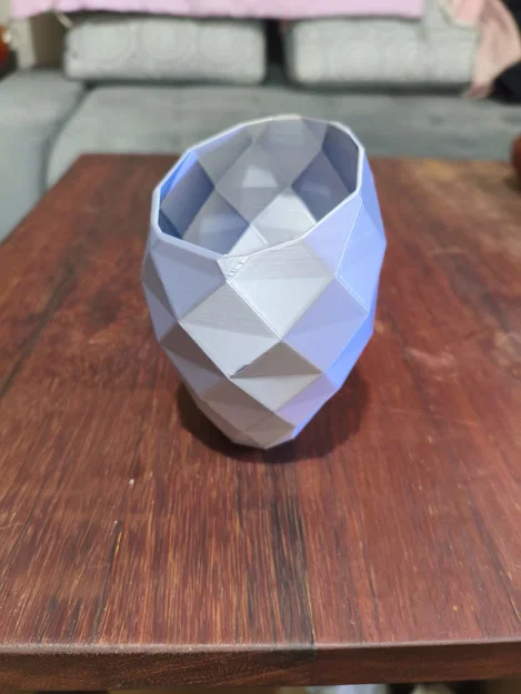 Bình Hoa Boho Họa Tiết Kim Cương Hiện Đại - Image 2