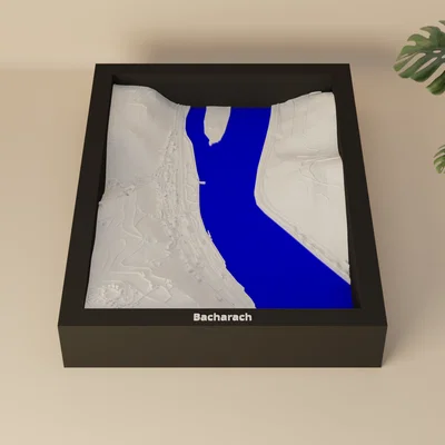 Bacharach, Đức - Mô hình 3D thu nhỏ