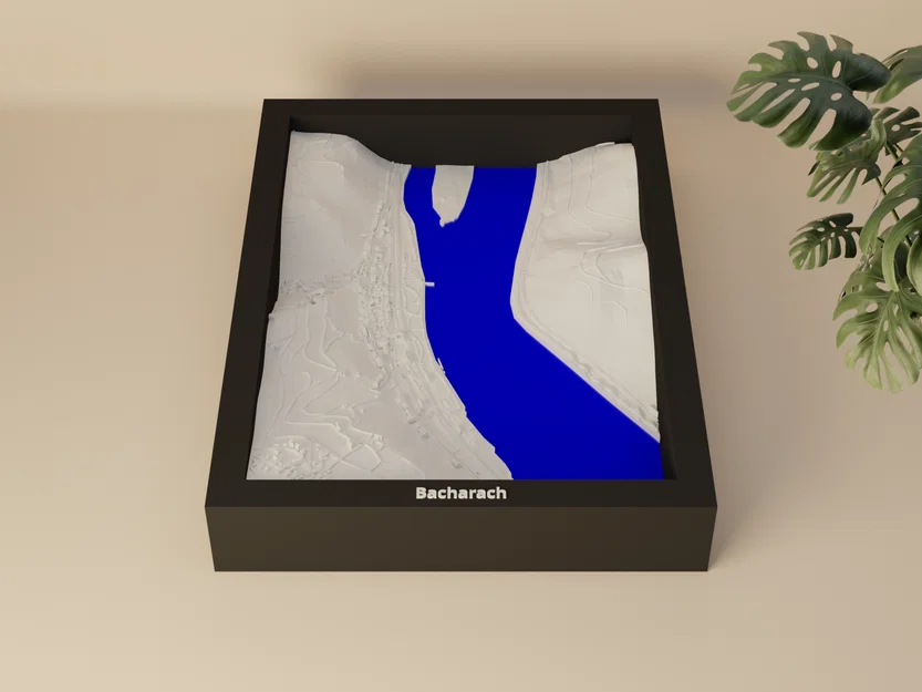 Bacharach, Đức - Mô hình 3D thu nhỏ - Image 6