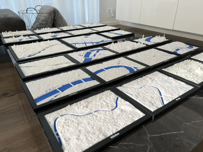 Bad Schwalbach, Đức - Mô hình địa hình 3D thu nhỏ - Image 2