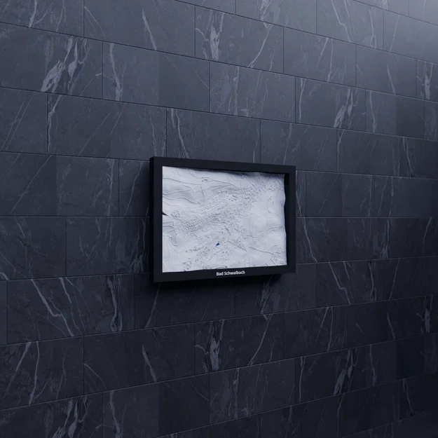 Bad Schwalbach, Đức - Mô hình địa hình 3D thu nhỏ - Image 7