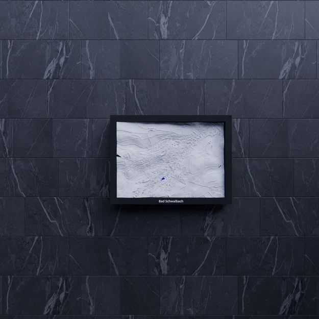 Bad Schwalbach, Đức - Mô hình địa hình 3D thu nhỏ - Image 8