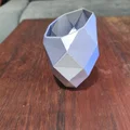 Bình Hoa Modern Angular Metallic Boho In 3D - Thumbnail 2