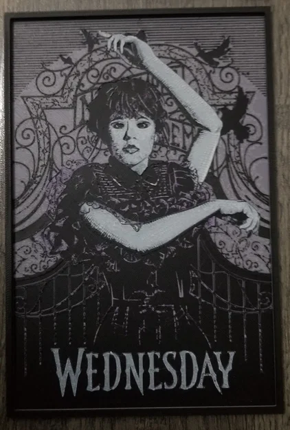 Mô hình Poster Wednesday (Hueforge) - Image 1