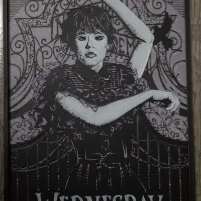 Mô hình Poster Wednesday (Hueforge)