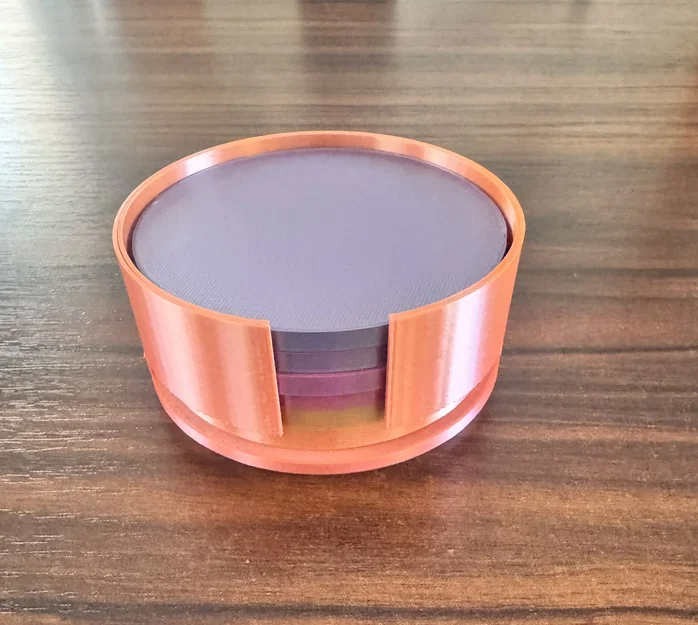 Đế Đựng Coaster Hình Tròn Tối Giản (Dành cho Coaster 90 mm) - Image 3