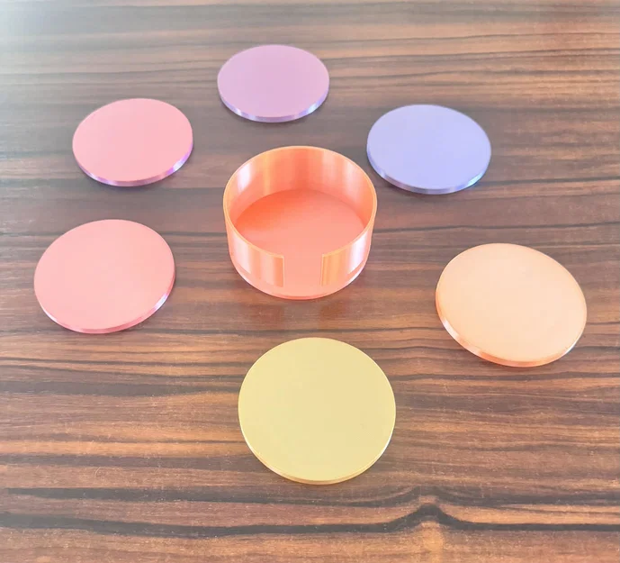 Đế Đựng Coaster Hình Tròn Tối Giản (Dành cho Coaster 90 mm) - Image 4