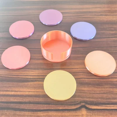 Đế Đựng Coaster Hình Tròn Tối Giản (Dành cho Coaster 90 mm)