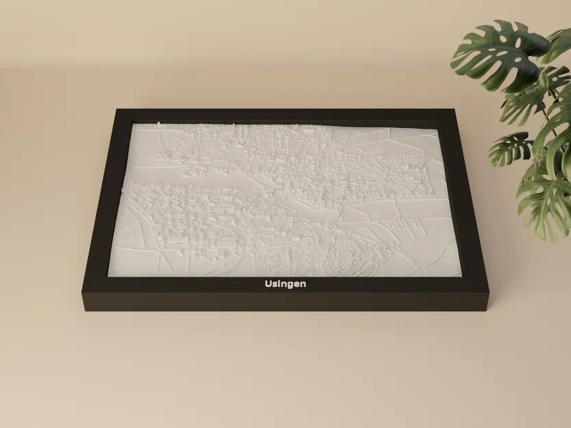 Usingen, Đức - Mô hình địa hình 3D thu nhỏ - Image 1