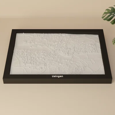 Usingen, Đức - Mô hình địa hình 3D thu nhỏ