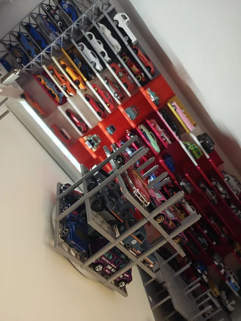 Bãi đậu xe nhiều tầng cho HotWheel tương thích bàn xoay 4 inch - Image 5