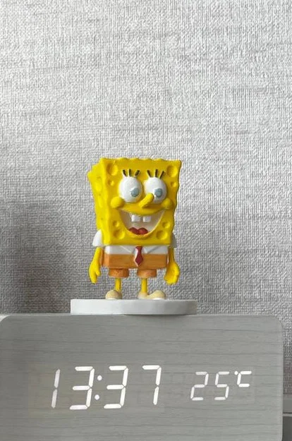 Mô hình 3D nhân vật SpongeBob trang trí bàn làm việc - Image 1