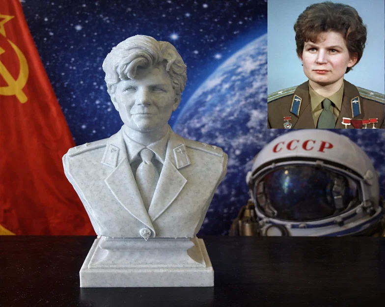 Tượng bán thân Valentina Vladimirovna Tereshkova - Image 1