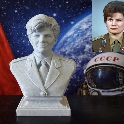 Tượng bán thân Valentina Vladimirovna Tereshkova