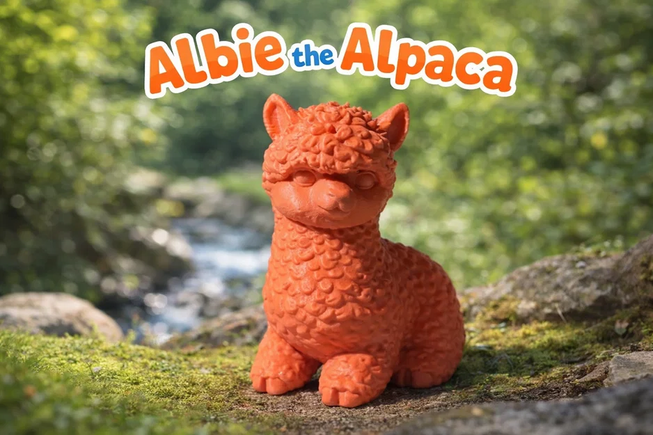 Albie the Cute Alpaca - Mô hình lạc đà Alpaca đáng yêu - Image 1