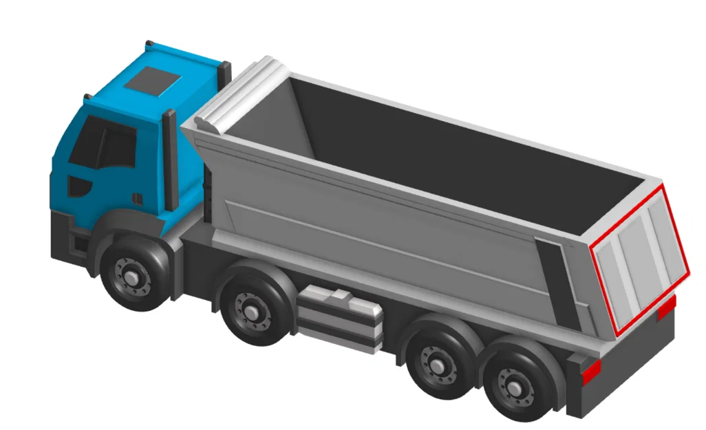 Mô hình xe ben mini (DUMP TRUCK MODEL) - Image 1