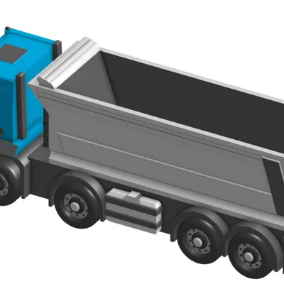Mô hình xe ben mini (DUMP TRUCK MODEL)