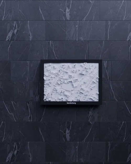 Sønderborg, Đan Mạch - Mô hình địa hình 3D thu nhỏ - Image 4