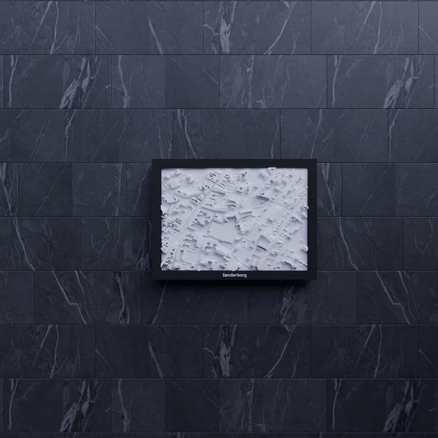 Sønderborg, Đan Mạch - Mô hình địa hình 3D thu nhỏ - Image 6