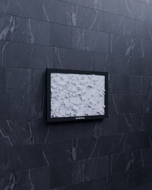 Sønderborg, Đan Mạch - Mô hình địa hình 3D thu nhỏ - Image 8