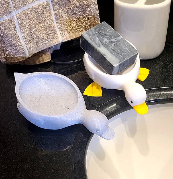 Khay Đựng Xà Phòng Hình Chú Vịt Đáng Yêu Dùng In 3D - Image 1