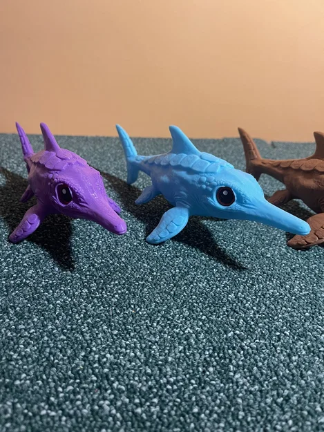 Cute Ichthyosaurus "Riptide" – PHIÊN BẢN HOẠT HÌNH (không cần AMS) - Image 1