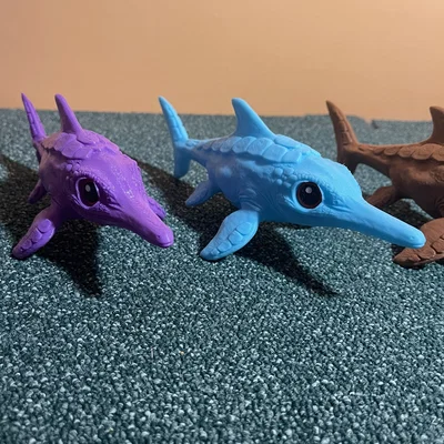 Cute Ichthyosaurus "Riptide" – PHIÊN BẢN HOẠT HÌNH (không cần AMS)