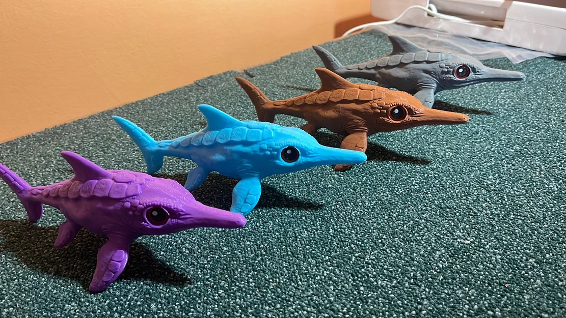 Cute Ichthyosaurus "Riptide" – PHIÊN BẢN HOẠT HÌNH (không cần AMS) - Image 2