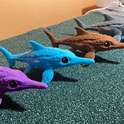 Cute Ichthyosaurus "Riptide" – PHIÊN BẢN HOẠT HÌNH (không cần AMS)