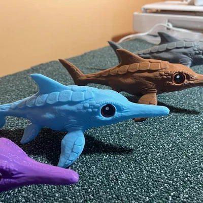 Cute Ichthyosaurus "Riptide" – PHIÊN BẢN HOẠT HÌNH (không cần AMS)