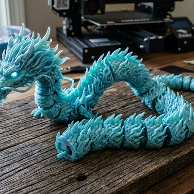 Mô hình rồng đêm linh hoạt (Toy Night Dragon) cực chất cho máy in 3D