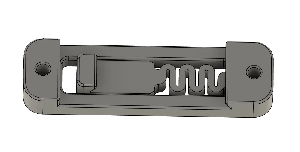Pat treo M3 DIN Rail Bracket - Phiên bản lỗ 3.2mm bắt ốc chắc chắn - Image 1