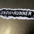 Mô hình logo game SnowRunner in 3D cực chất cho fan - Thumbnail 1