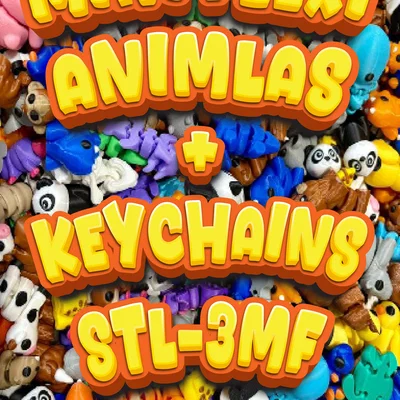 Bộ Sưu Tập Mini Flexi Animals: Mô Hình Thú In 3D Linh Hoạt Tuyệt Đẹp