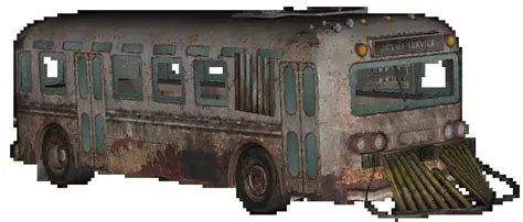 Mô hình xe buýt Transit Bus BO2 phong cách hậu tận thế - Image 1