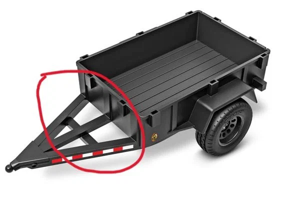 Hộp chứa đồ gắn lưỡi xe kéo TRX4m (TRX4m trailer tongue box) - Image 6